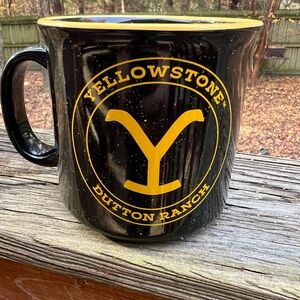 Yellowstone Dutton Ranch Ceramic Camp Mug 20z NWT